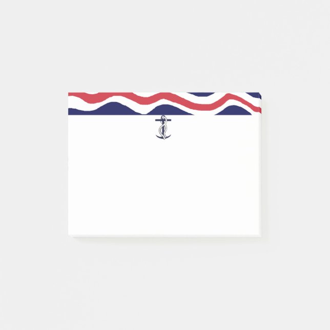 Posta-Det noterar nautiska fartygälskare Post-it Block (Framsida)