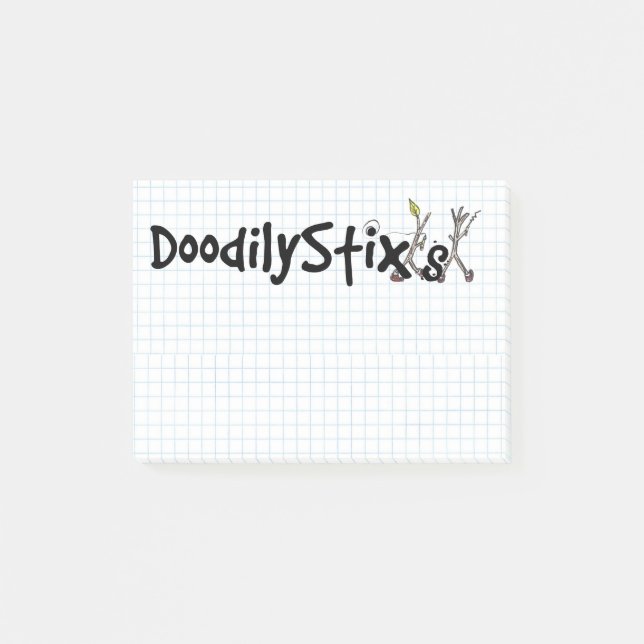 Posta-DoodilyStix Post-it Block (Framsida)