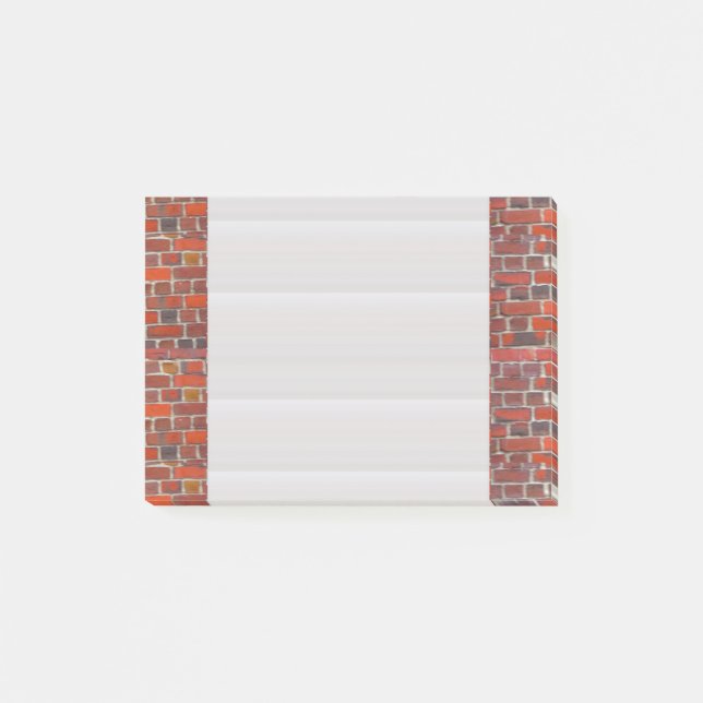 Posta-it® noterar 4" x 6" galna firandetegelstenar post-it block (Framsida)