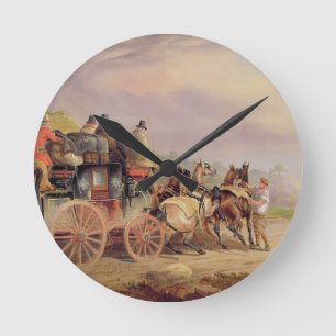 Posta lagledarear på vägen: "Kvicksilvret" Devonp Rund Klocka