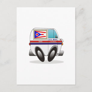 Posta lastbilen OHIO Vykort