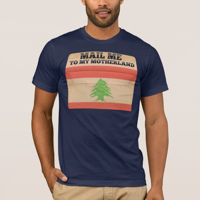 Posta mig till Libanon Tee Shirt (Framsida)