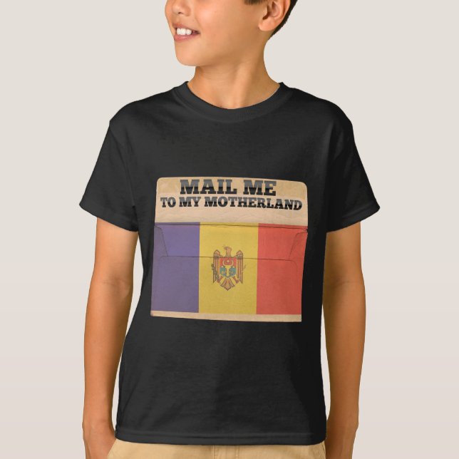 Posta mig till Moldavien T-shirt (Framsida)