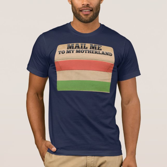 Posta mig till Ungern T-shirt (Framsida)