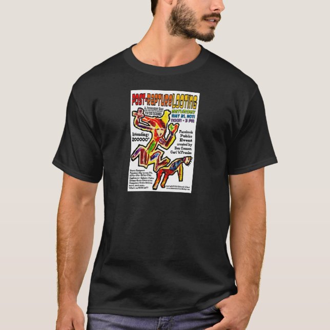 Posta-Rapture plundringTshirt T-shirt (Framsida)