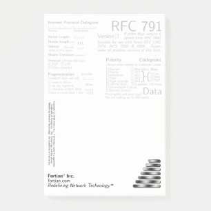Posta-RFC 791 noterar Posta-det Post-it Block
