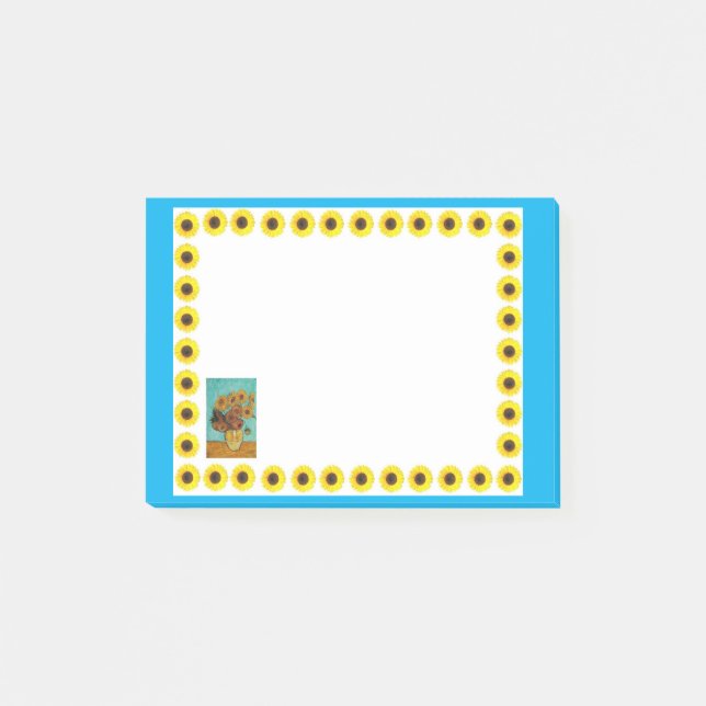 Posta-solros Post-it Block (Framsida)