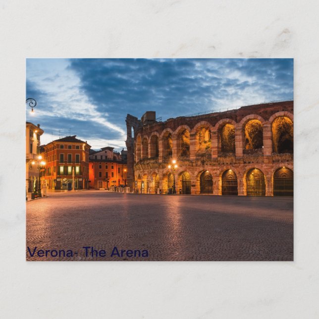Postacard Arena i Verona Vykort (Framsida)