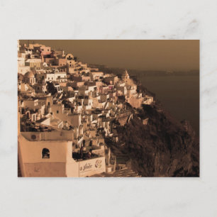 Postadress stil i Antique Fira, Santorini Vykort