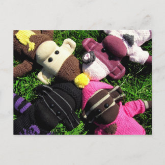 Postadskort Mars Sock monkey Vykort