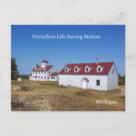 Postadskort Vermilion Life Saving Station Vykort