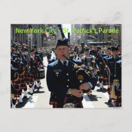 Postadskortet New York City St Patrick i Parad Vykort