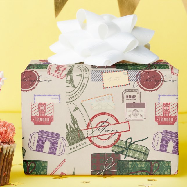 Postage christmas presentpapper (Skapare uppladdad)