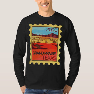 Postage Frimärke med Ökenlandskapet Grand Prairie T Shirt