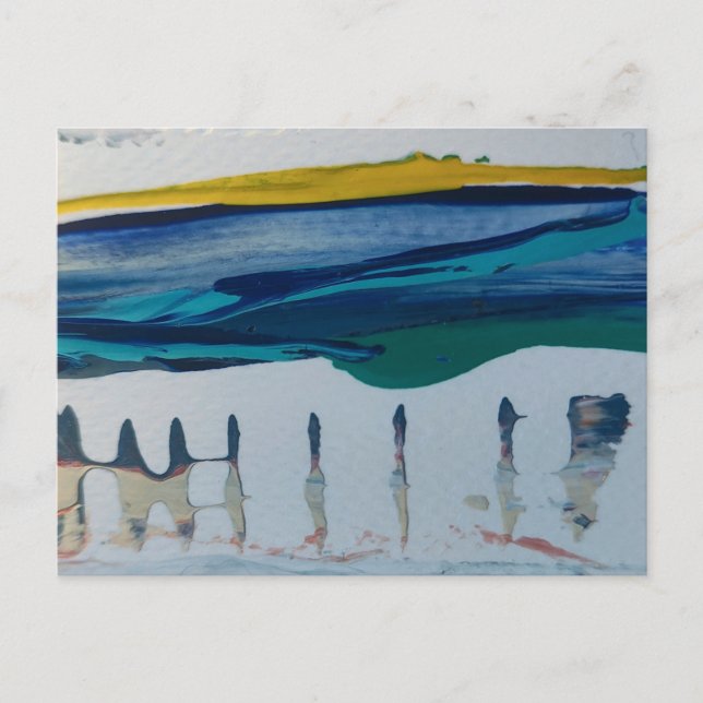 Postal Abstract Marina Monticelli Art Vykort (Framsida)