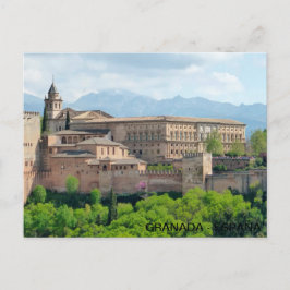 postal Alhambra de Granada en España Vykort