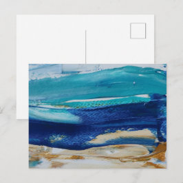 Postal Blue Monticelli Art Vykort