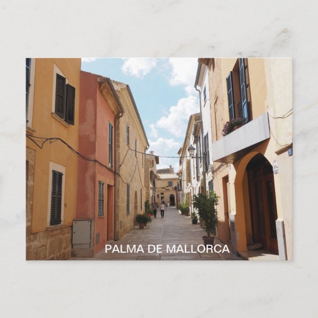 postal calle casco antiguo de Palma de Mallorca Vykort (Framsida)