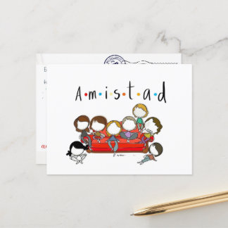 Postal de amistad para san valentin vykort