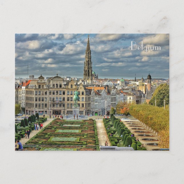 postal de Bruselas en Bélgica Vykort (Framsida)