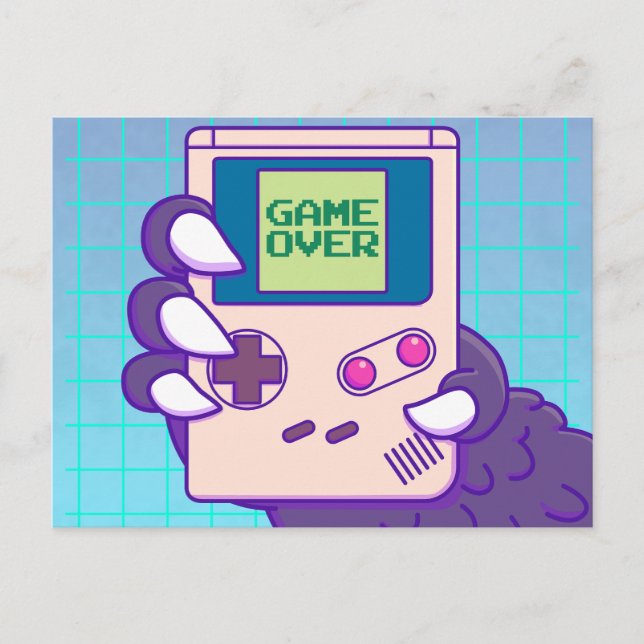 Postal de Game over Godzilla Vykort (Framsida)