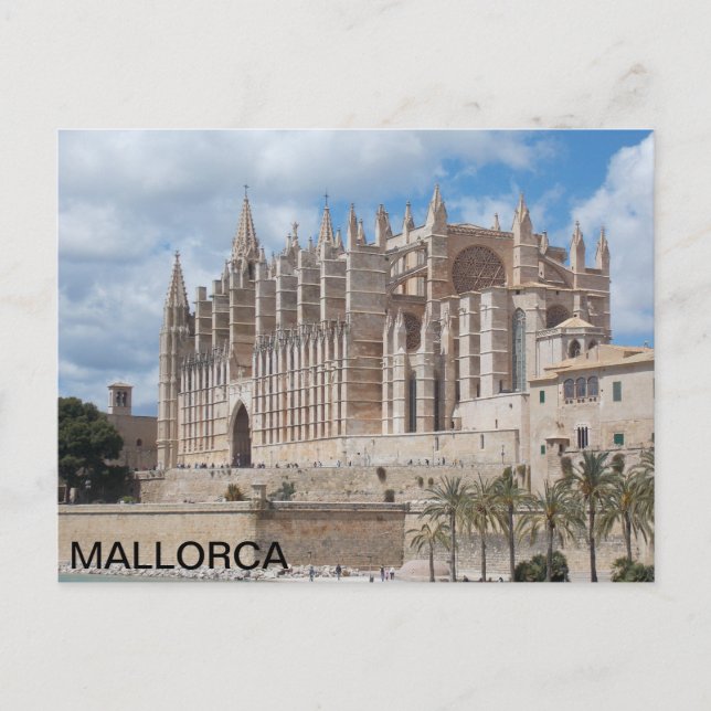 postal de la Catedral de Palma de Mallorca Vykort (Framsida)
