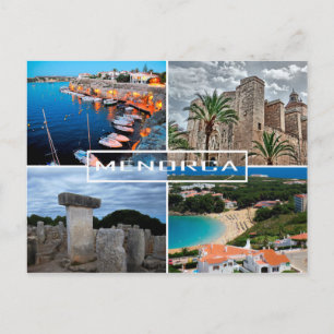 postal de la isla de Menorca - Minorca Vykort