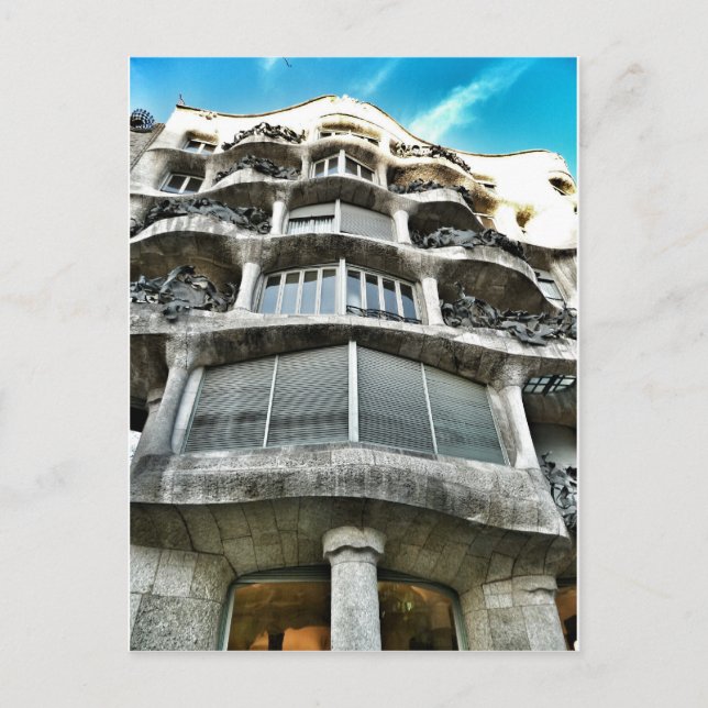 Postal de La Pedrera Vykort (Framsida)