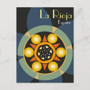Postal de La Rioja, España Vykort