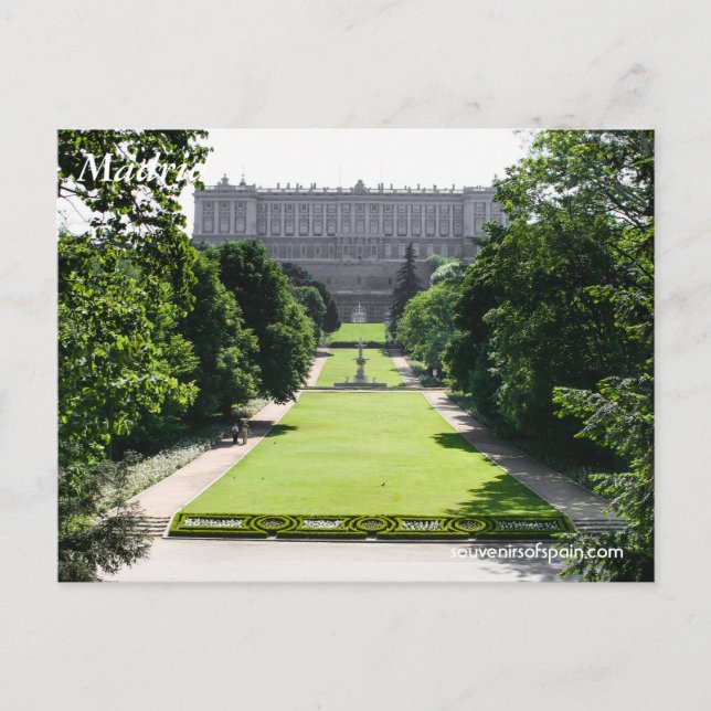 Postal del "Campo del Moro" Vykort (Framsida)