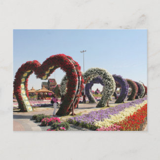 Postal Dubai Miracle Garden Vykort