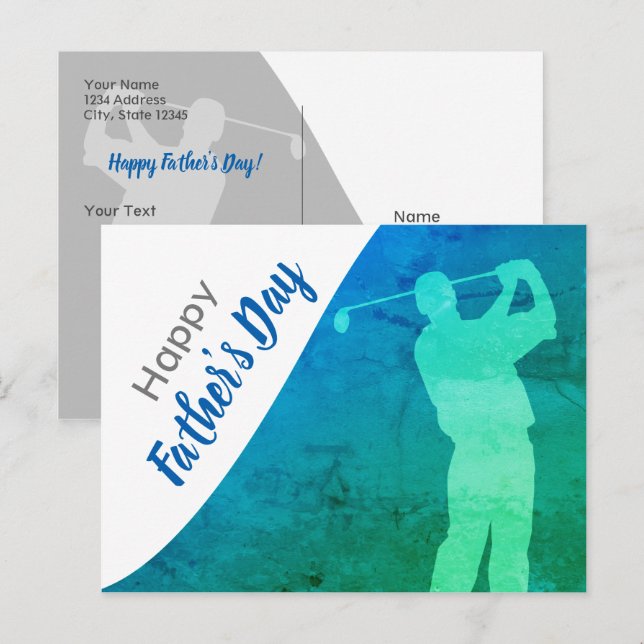 Postal - Feliz Día del Padre 02 Vykort (Fram/baksida)