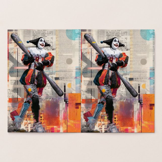 Postal Festiva Cartas de póquer clásicas Folierat Kort (Insida)
