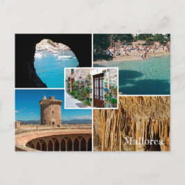 postal fotomontaje de Mallorca - Mallorca Vykort