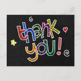 Postal gracias vykort