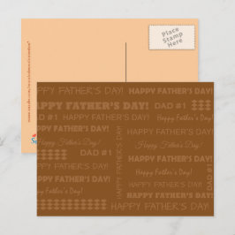 Postal - Happy Father's Day Vykort