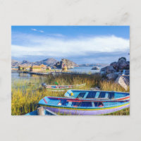 Postal, Islas Flotantes, Lago Titicaca