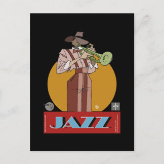 Postal-Jazz Dibujante Vykort
