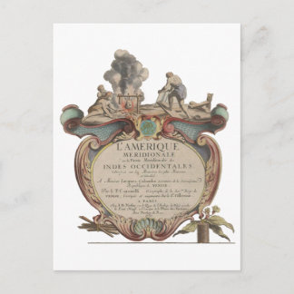 Postal: L'Amerique Meridionale, 1689 Vykort