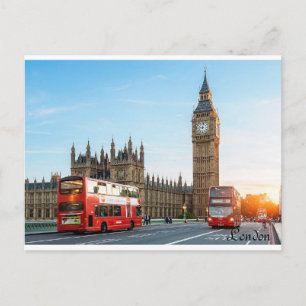 Postal London. Vykort