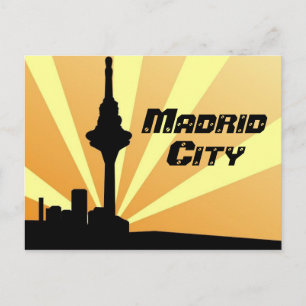 Postal Madrid Vykort