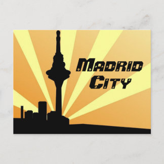 Postal Madrid Vykort