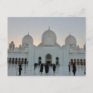 Postal Mezquita Sheikh Zayed, Abu Dabi Vykort