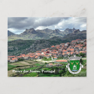 Postal Pitoes das Junias Modelo 2 Vykort