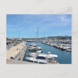 postal puerto de Ibiza en las Islas Baleares Vykort