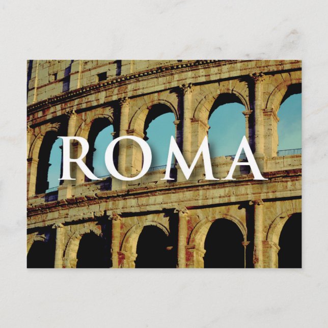 Postal Rom Italien Europe Wanderlust Vykort (Framsida)