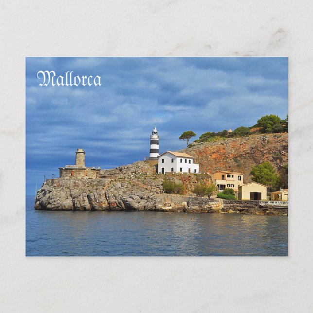 postal Soller-Sa Calobra desde el mar en Mallorca Vykort (Framsida)