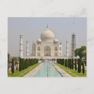 Postal Taj Mahal, Indien Vykort