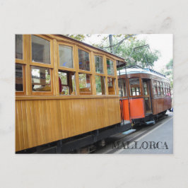 postal tren de Soller en Mallorca Vykort