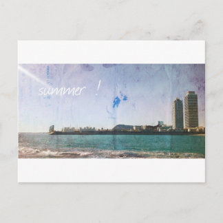 Postal vintage de Barcelona Vykort